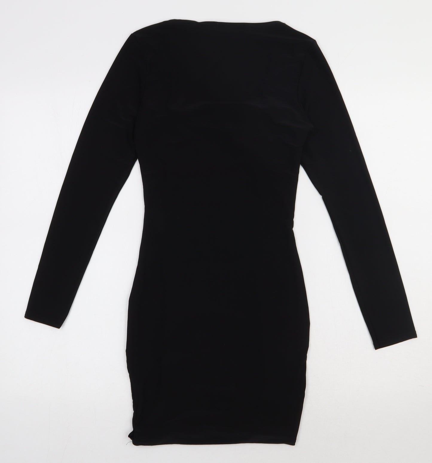 femme luxe Womens Black  Polyester Bodycon  Size 8  Square Neck Pullover