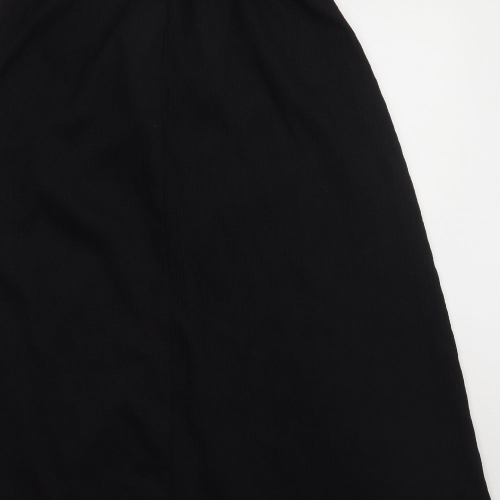 H&M Womens Black  Polyester A-Line  Size S  Off the Shoulder Pullover