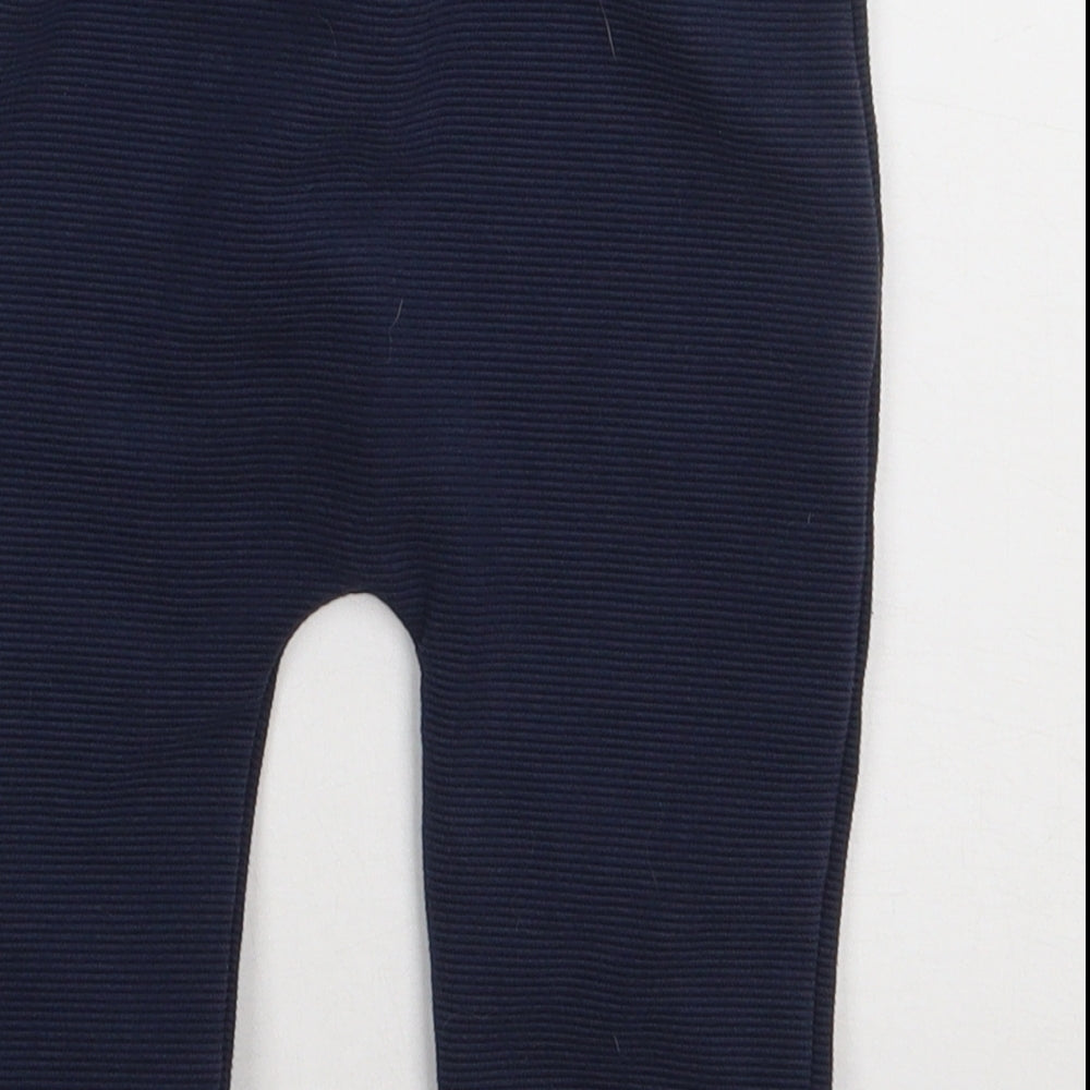 George Boys Blue  Polyester Jogger Trousers Size 12-18 Months  Tie - Micky Mouse