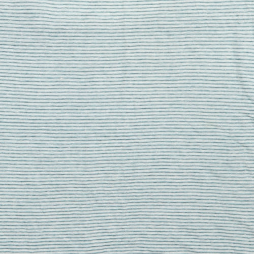 Poetry Womens Green Striped Linen Basic T-Shirt Size 22 Crew Neck