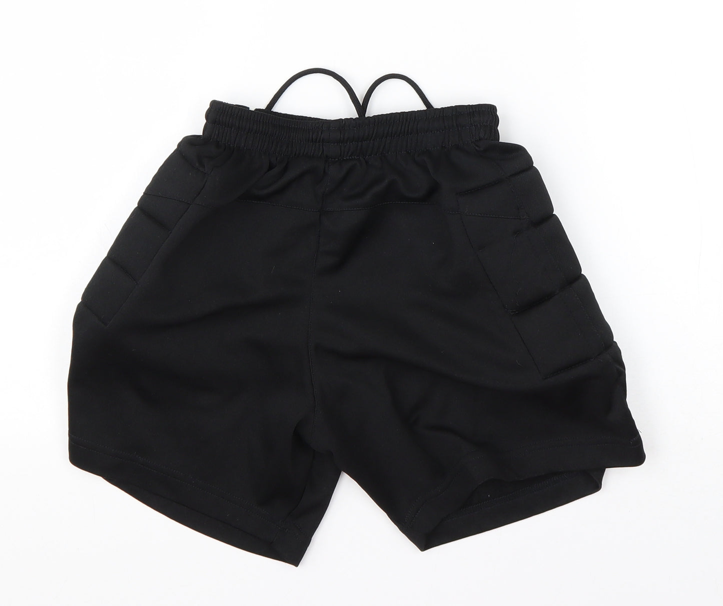 Carlotti Boys Black  Polyester Sweat Shorts Size M  Regular Drawstring