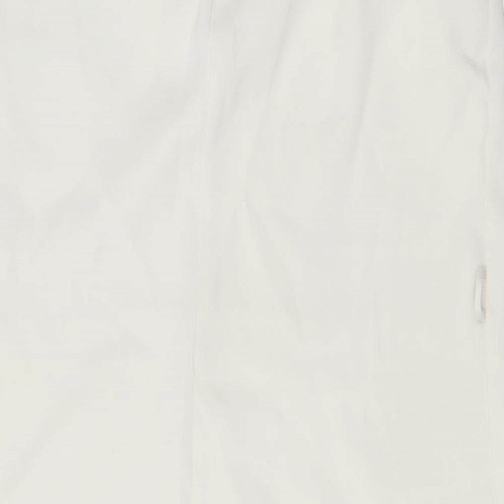 Zara Womens Ivory  Polyester A-Line  Size M  Round Neck Pullover