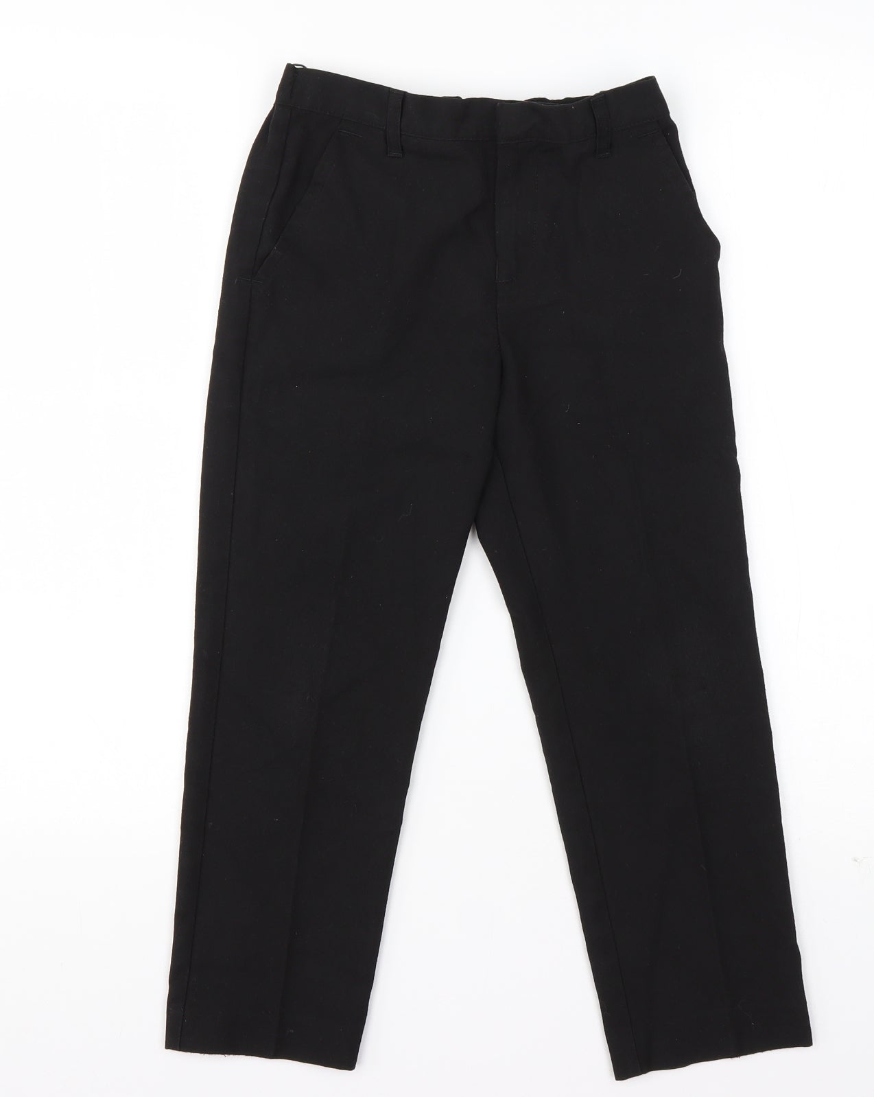 TU Boys Blue  Polyester Dress Pants Trousers Size 7 Years  Regular Zip