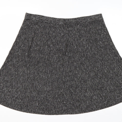 Max Studio Womens Grey  Acrylic Flare Skirt Size XL