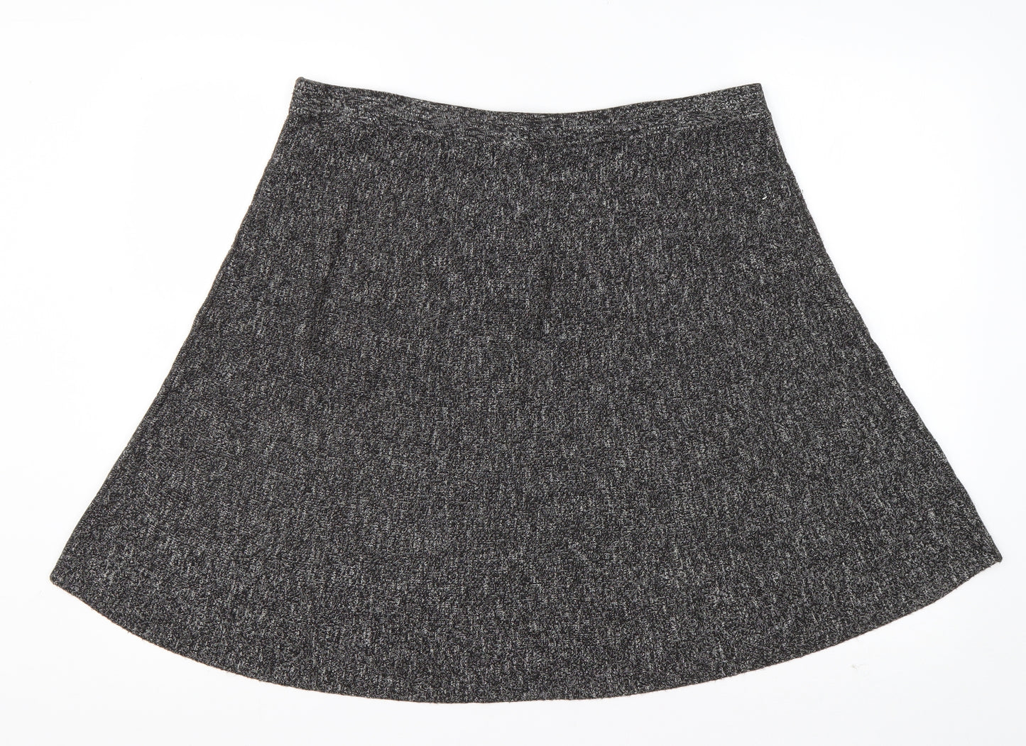 Max Studio Womens Grey  Acrylic Flare Skirt Size XL