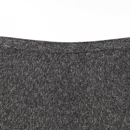 Max Studio Womens Grey  Acrylic Flare Skirt Size XL