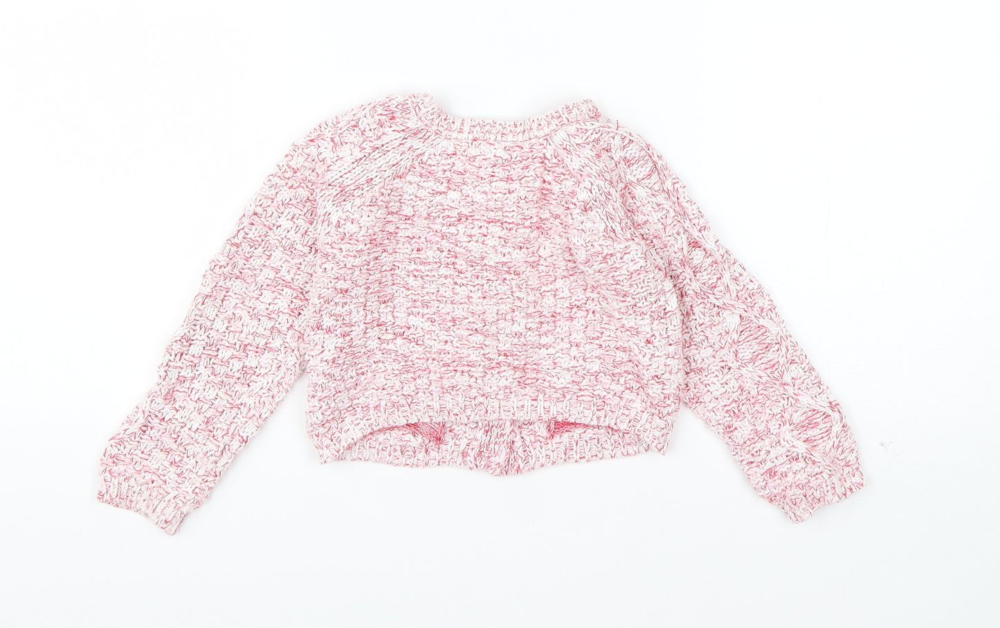 NEXT Girls Pink  Cotton Cardigan Jumper Size 18-24 Months  Button