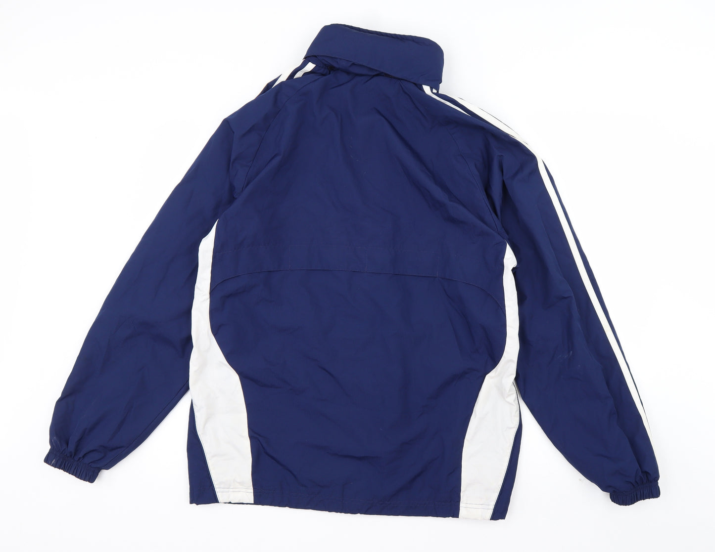 adidas Mens Blue Striped  Jacket  Size S  Zip