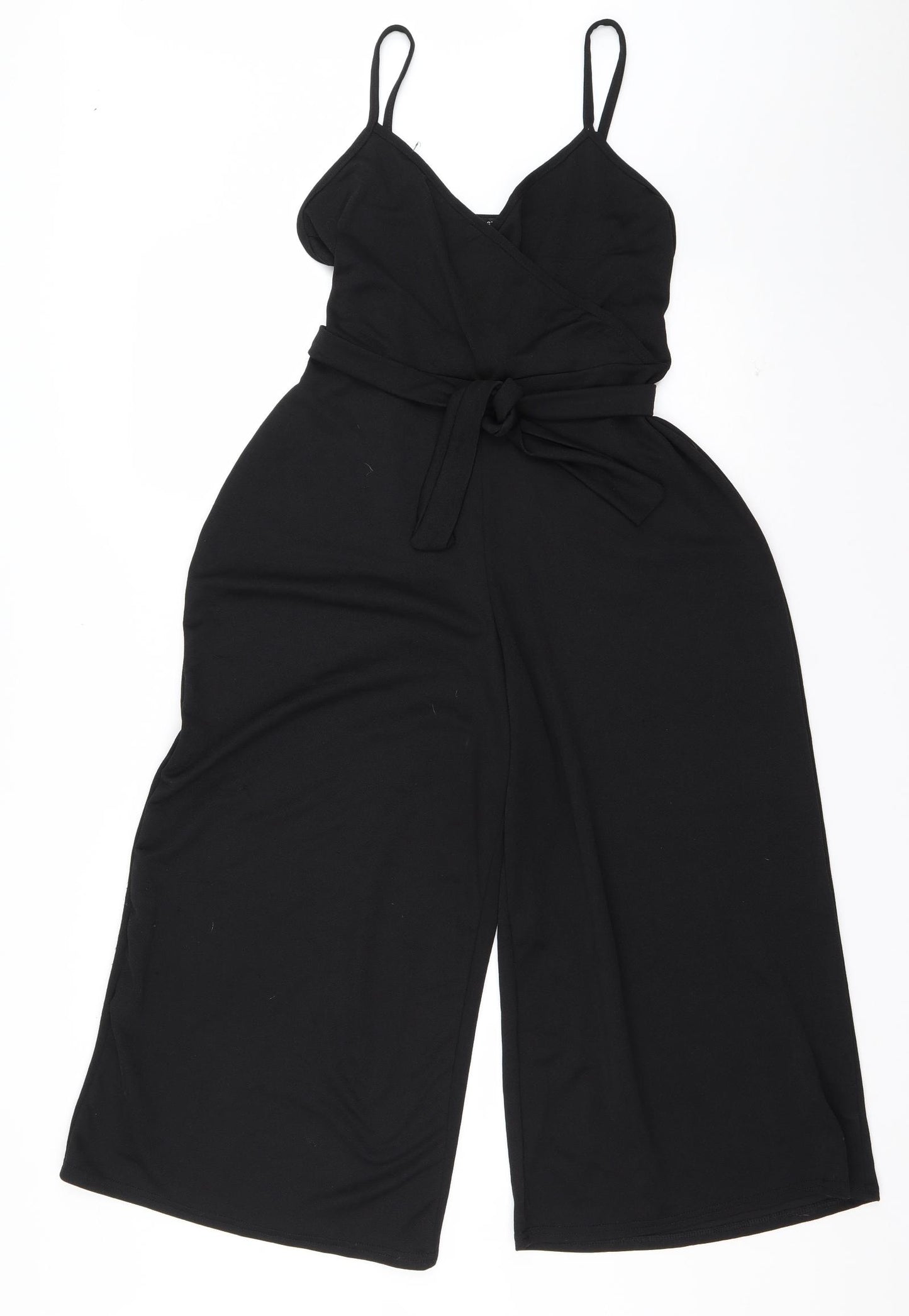 Nasty Gal Womens Black  Polyester Jumpsuit One-Piece Size 12 L21 in Pullover