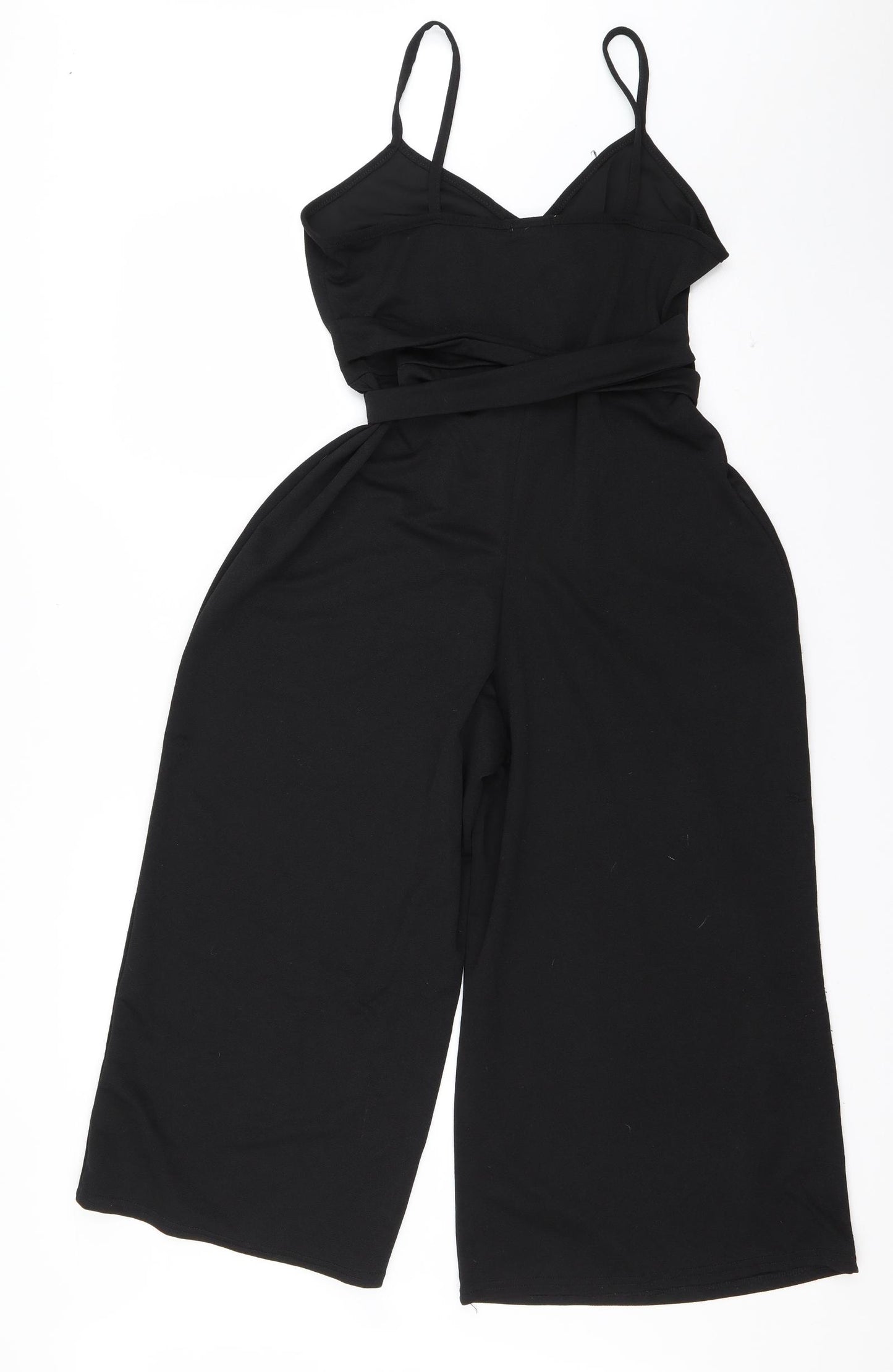 Nasty Gal Womens Black  Polyester Jumpsuit One-Piece Size 12 L21 in Pullover