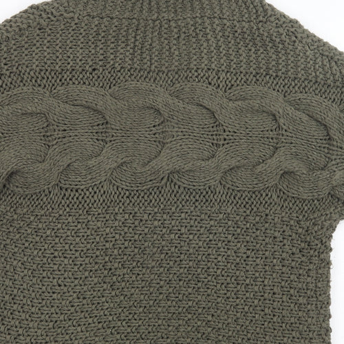Roman  Womens Green Collared  Acrylic Cardigan Jumper Size L