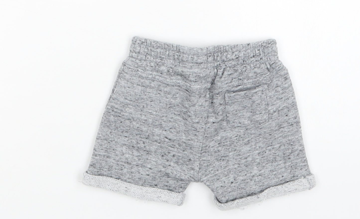 F&F Baby Grey  Cotton Jogger Trousers Size 9-12 Months  Drawstring