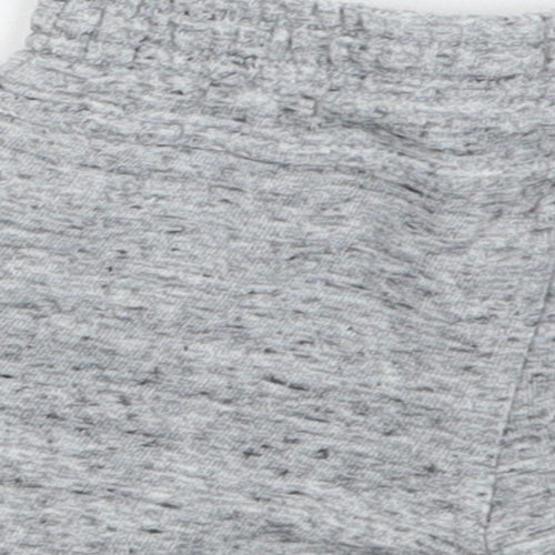 F&F Baby Grey  Cotton Jogger Trousers Size 9-12 Months  Drawstring