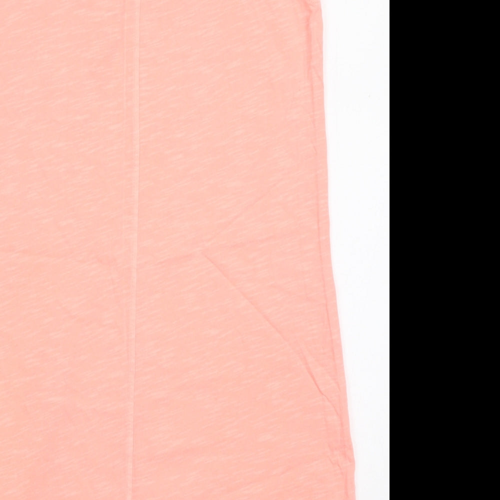NEXT Womens Pink  Cotton Basic Tank Size 12 V-Neck