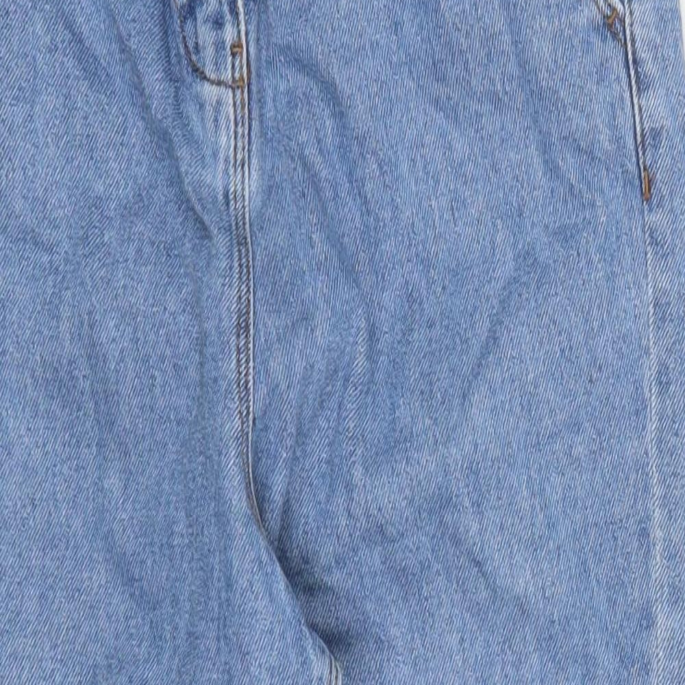 NEXT Girls Blue  Cotton Tapered Jeans Size 9 Months  Regular Button