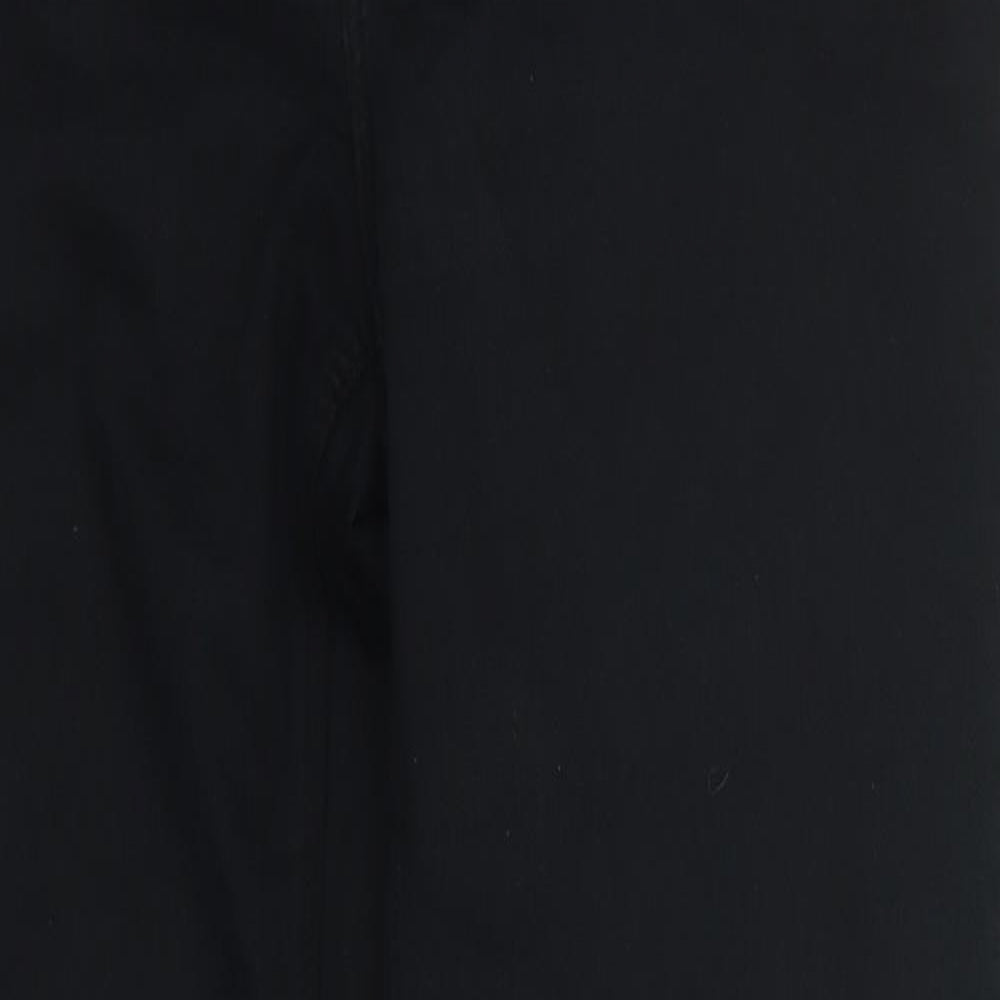 H&M Womens Black  Cotton Skinny Jeans Size 12 L29 in Regular Button