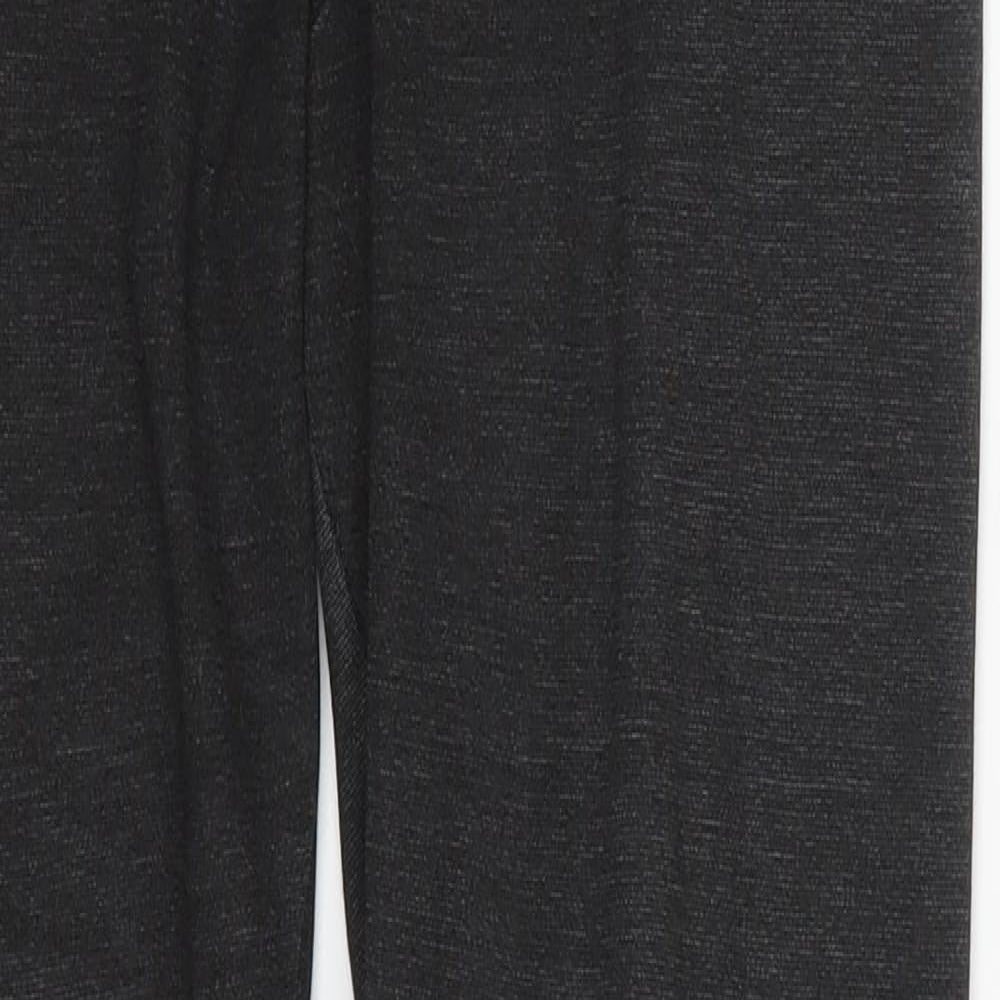 Marks and Spencer Womens Grey  Polyester Carrot Leggings Size 12 L30 in