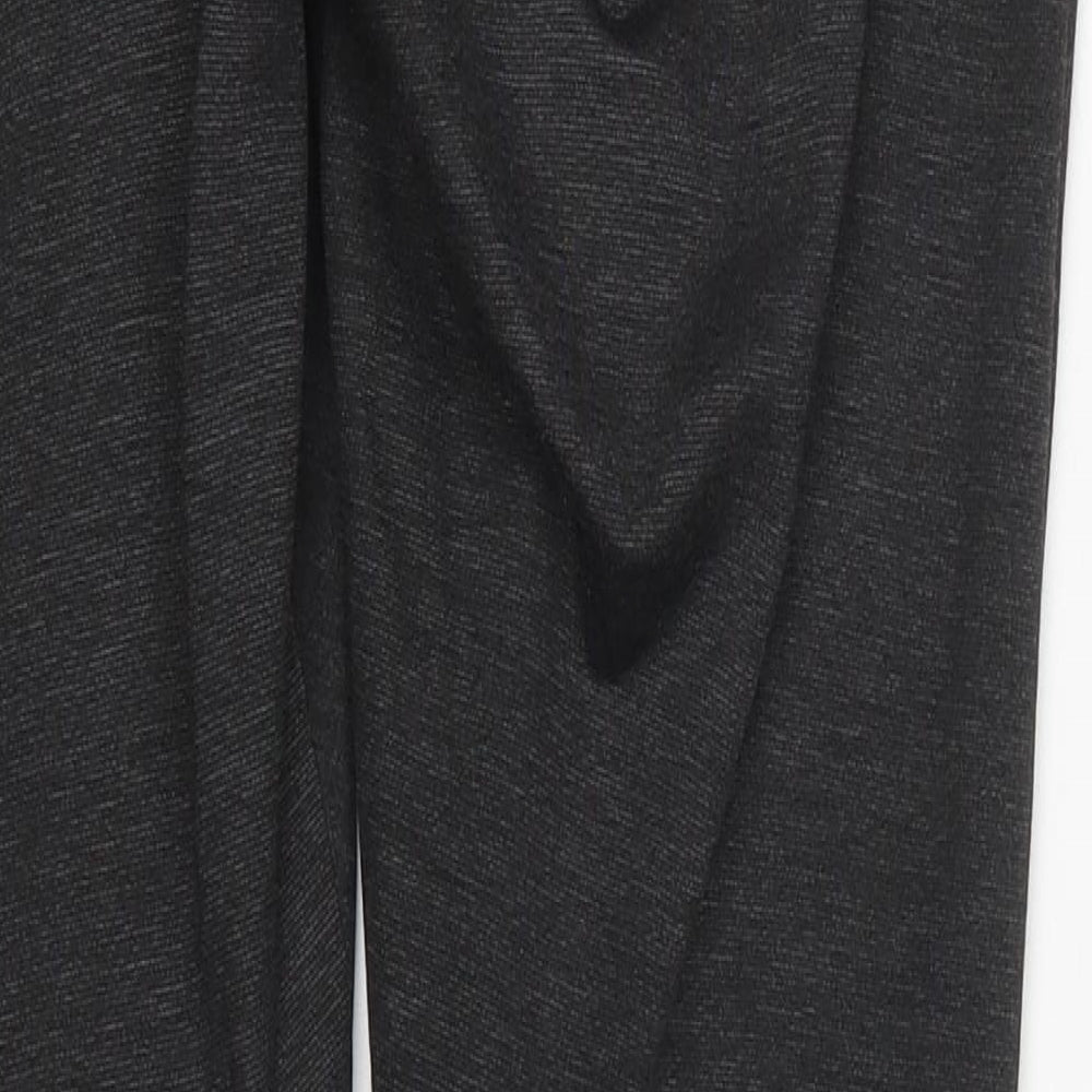 Marks and Spencer Womens Grey  Polyester Carrot Leggings Size 12 L30 in