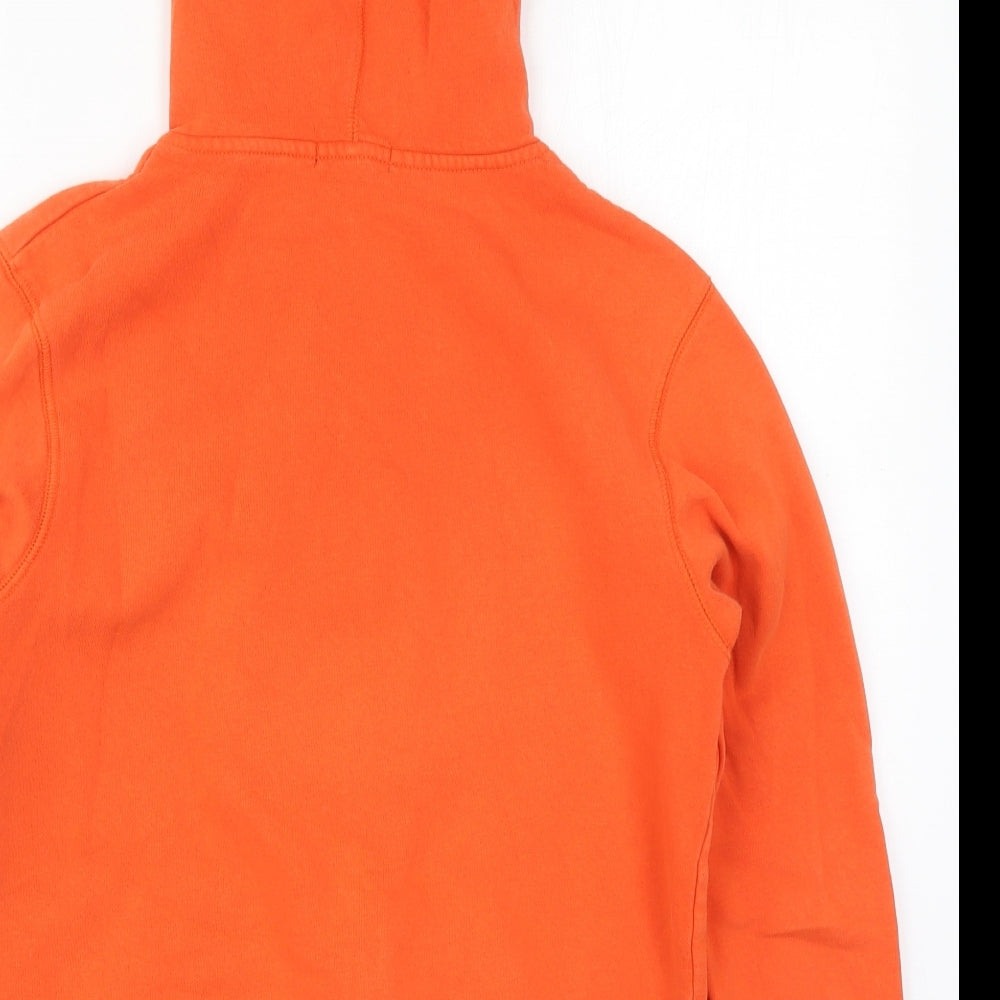 Gap Boys Orange  Polyester Full Zip Hoodie Size 12 Years  Zip