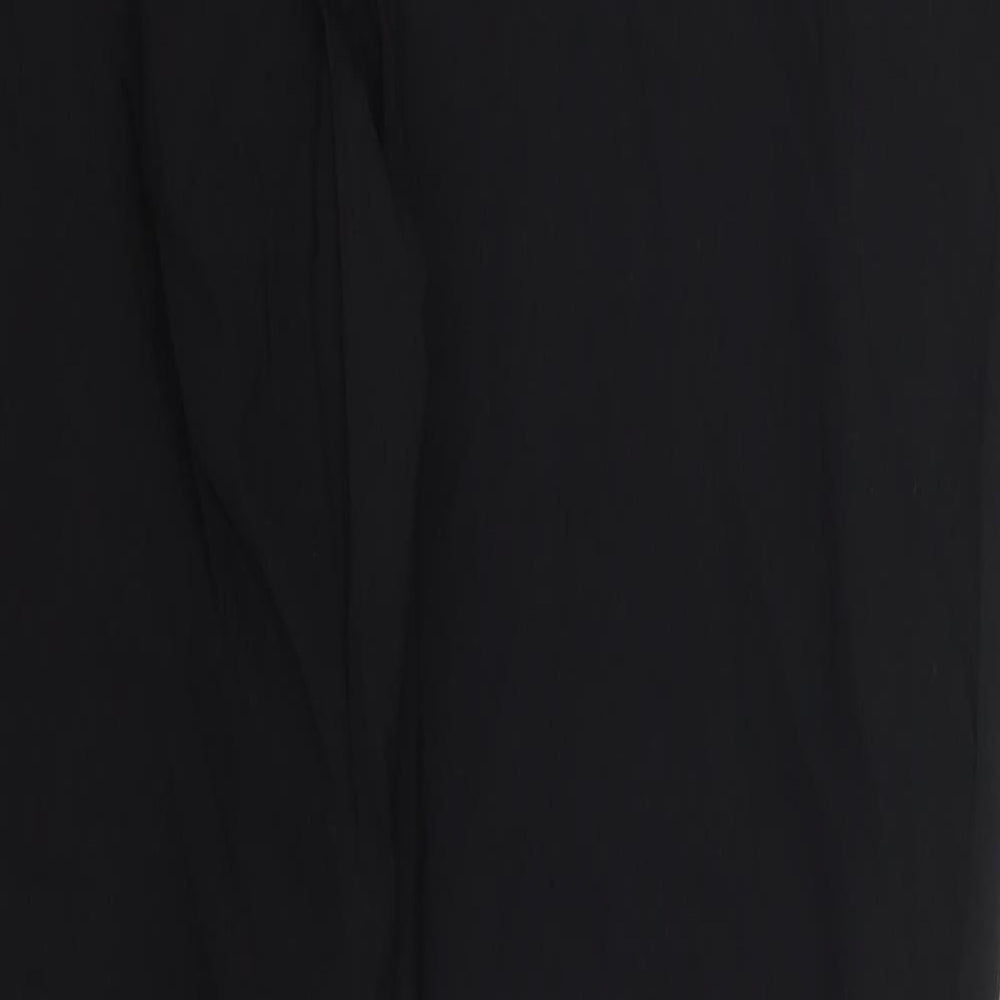 Pep&Co Womens Black  Viscose Trousers  Size 18 L30 in Regular Button