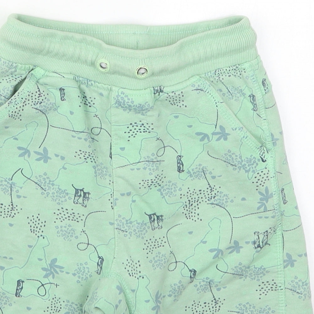 Vertbaudet Boys Grey Geometric Cotton Sweat Shorts Size 8 Years  Regular