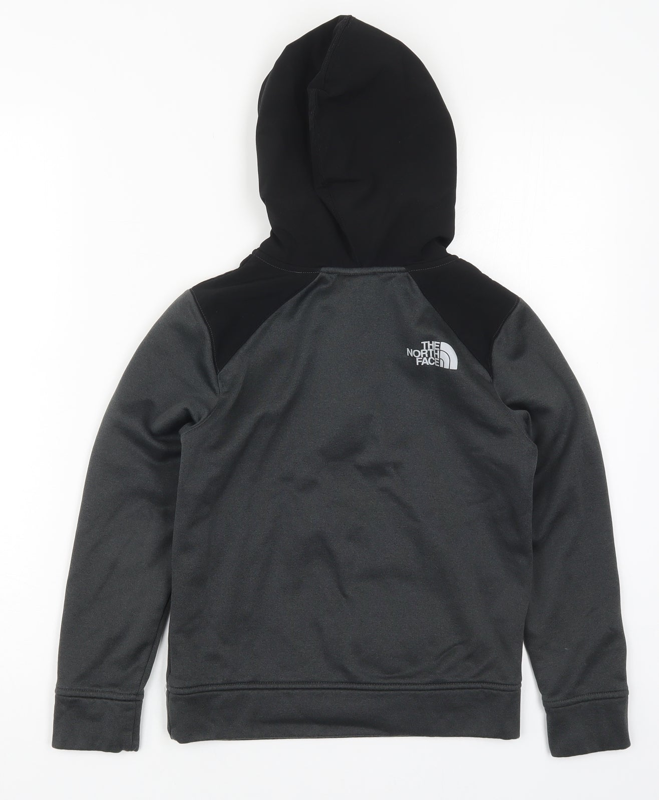 The North Face Boys Grey  Polyester Pullover Hoodie Size M  Pullover