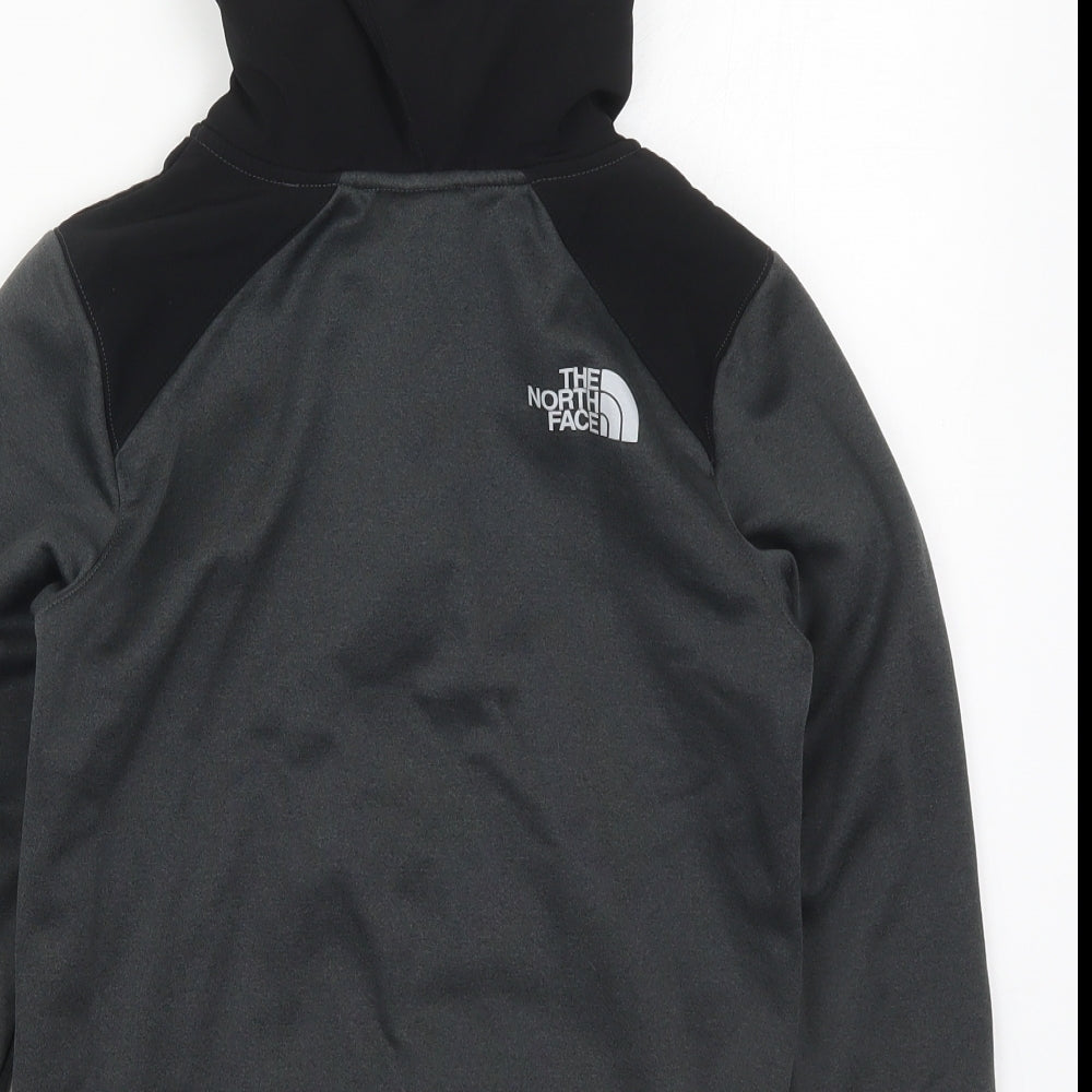 The North Face Boys Grey  Polyester Pullover Hoodie Size M  Pullover