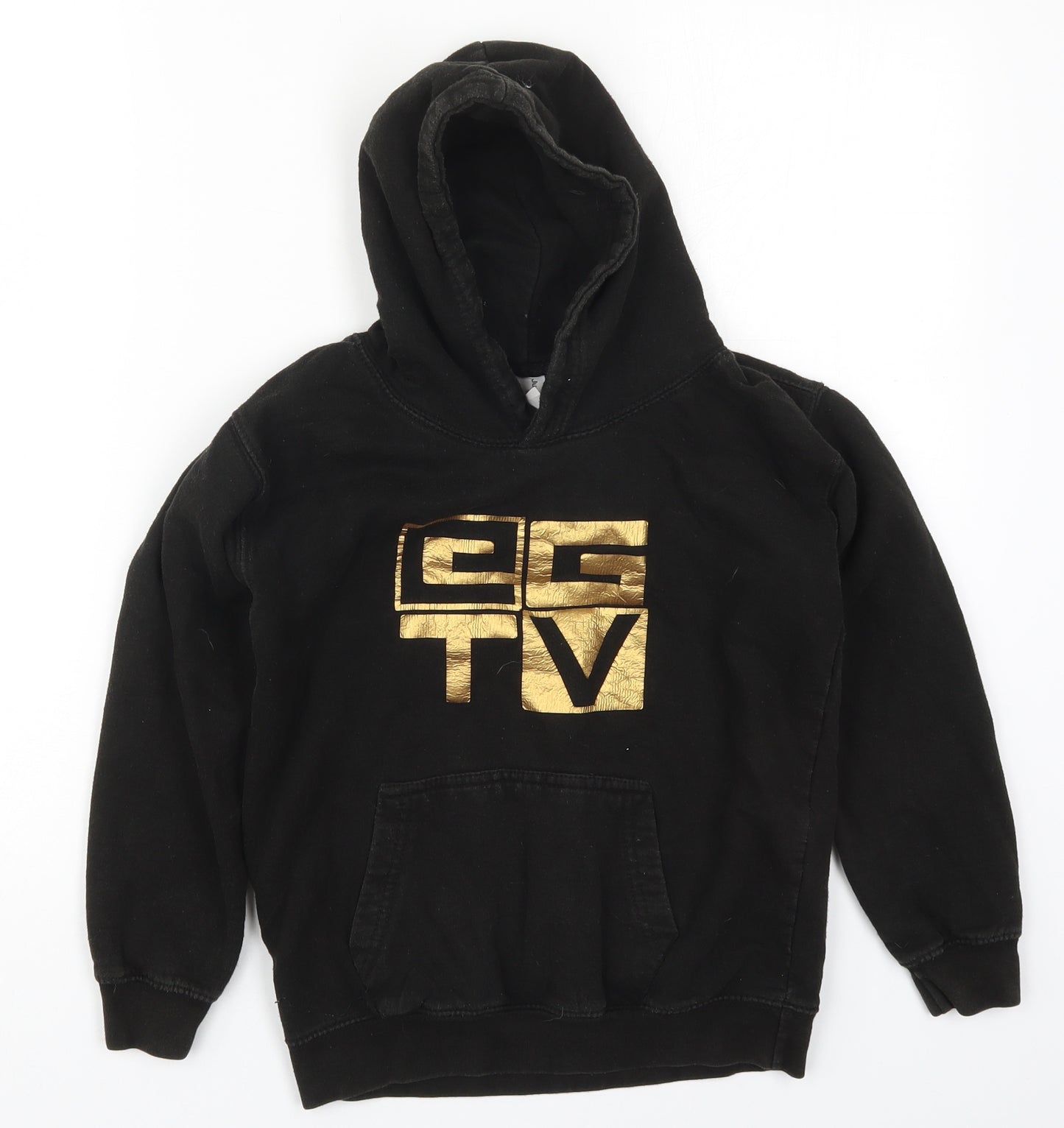 All We Do is Boys Black  Cotton Pullover Hoodie Size 9-10 Years  Pullover - GGTV