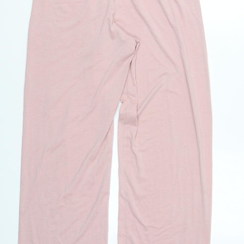 Preworn Womens Pink  Viscose Trousers  Size 28 in L28 in Regular  - Pyjama Pants