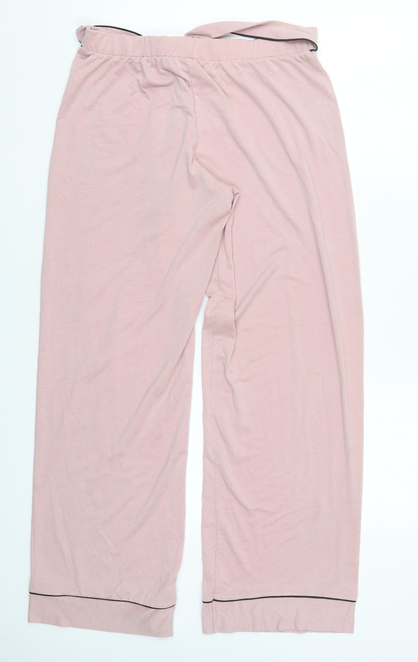 Preworn Womens Pink  Viscose Trousers  Size 28 in L28 in Regular  - Pyjama Pants