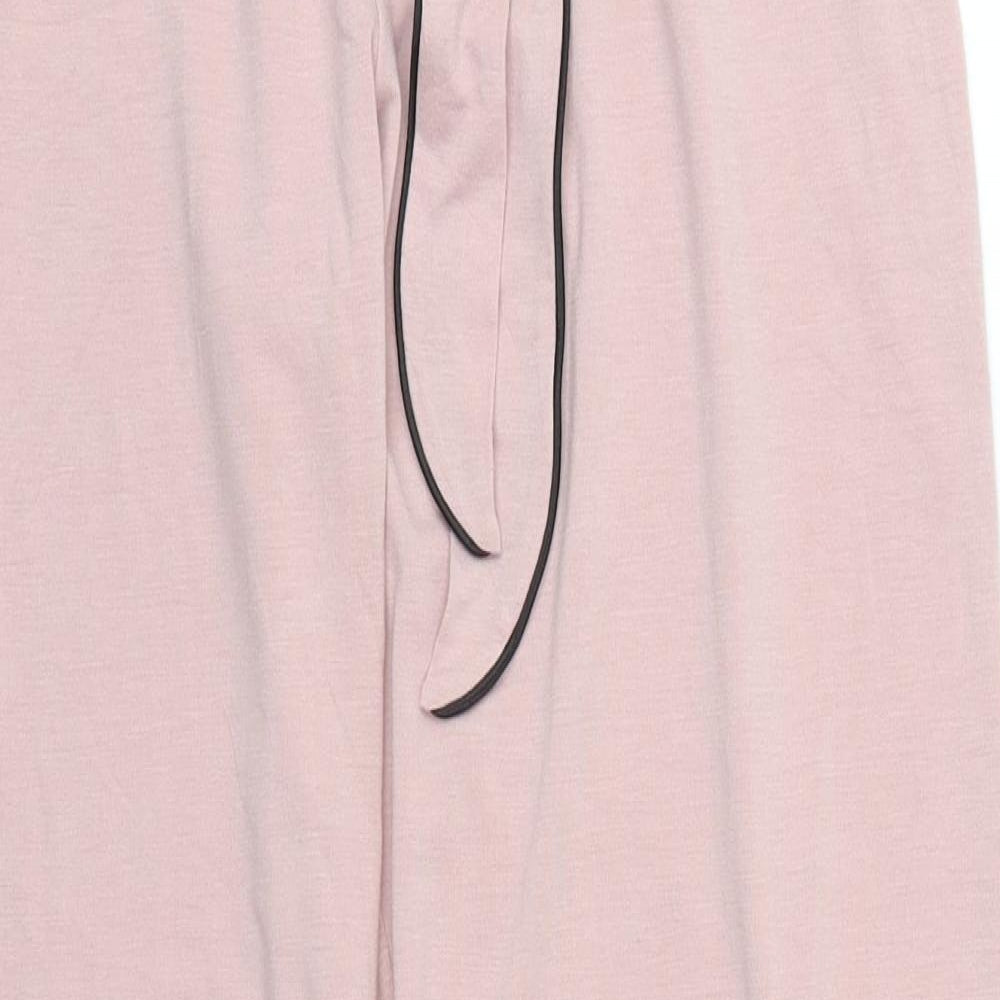 Preworn Womens Pink  Viscose Trousers  Size 28 in L28 in Regular  - Pyjama Pants
