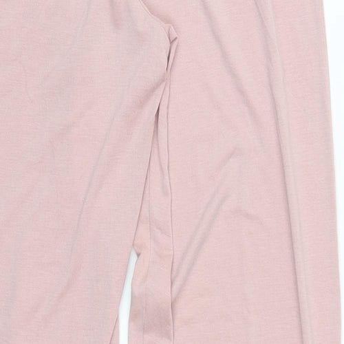 Preworn Womens Pink  Viscose Trousers  Size 28 in L28 in Regular  - Pyjama Pants
