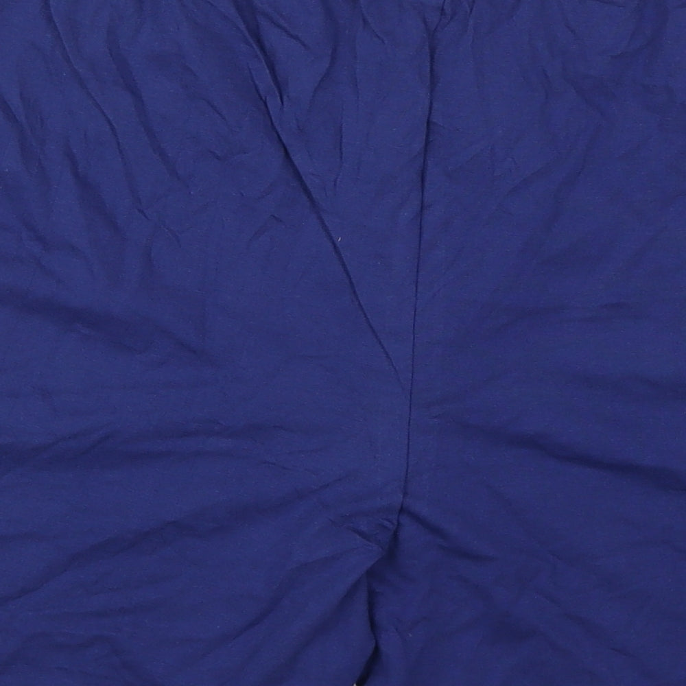 Character.com Mens Blue  Cotton Sweat Shorts Size 2XL L6 in Regular  - Pyjama Shorts