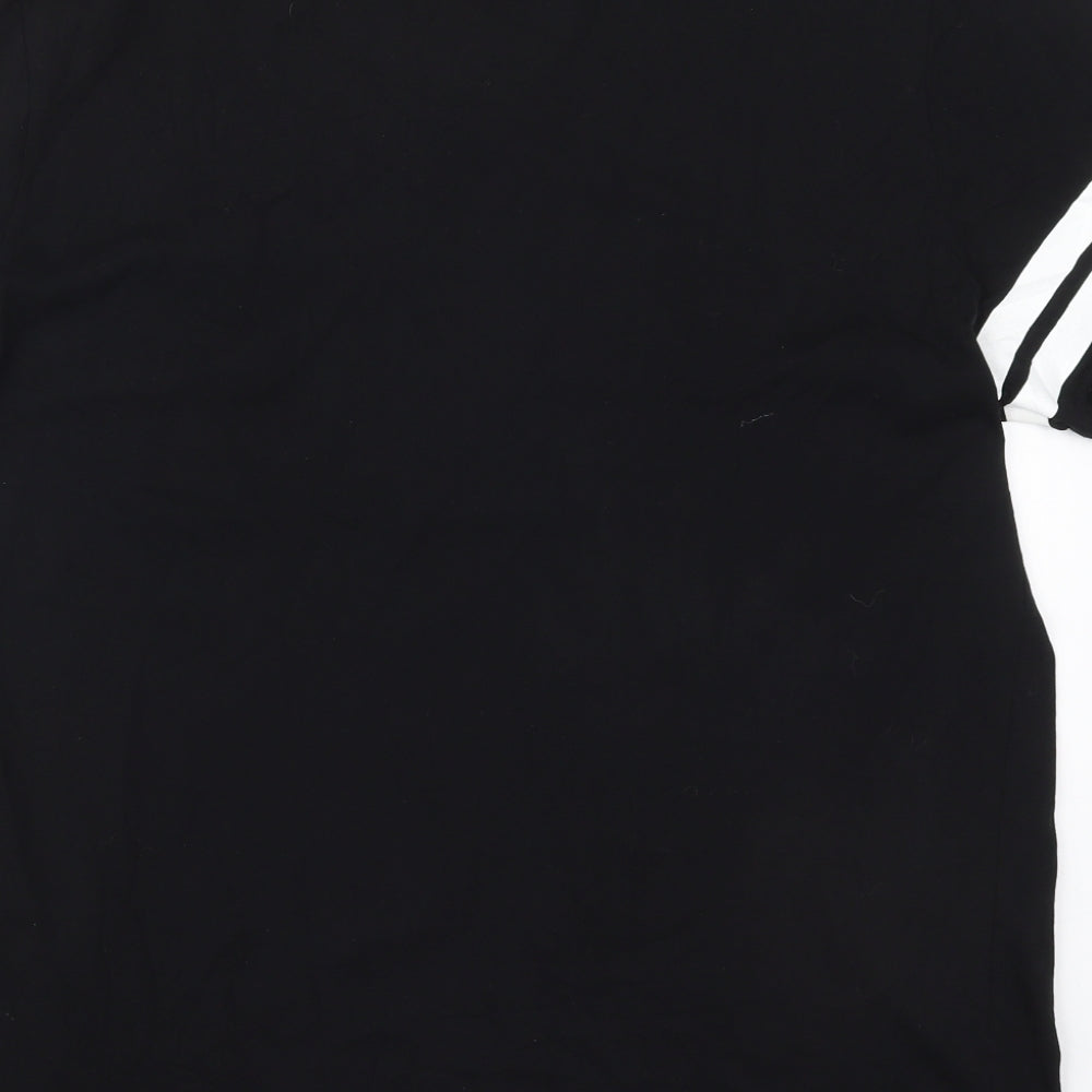 George Mens Black  Cotton  T-Shirt Size XL Crew Neck  - Brooklyn Heights