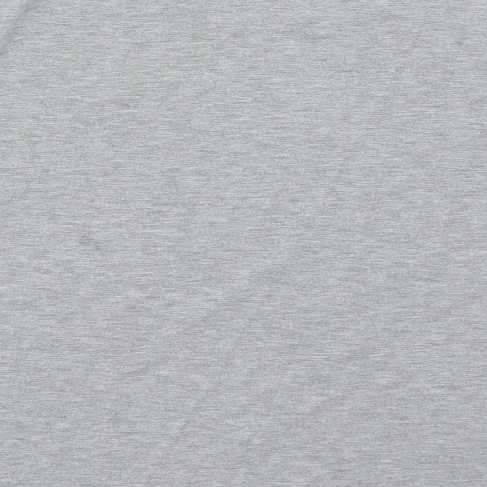 PRETTYLITTLETHING Womens Grey  Polyester Basic T-Shirt Size M Round Neck - Thank U, Next
