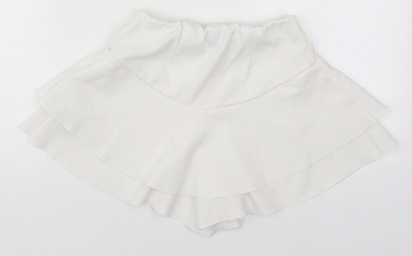 New Look Girls White  Polyester Skater Skort Size 10-11 Years  Regular