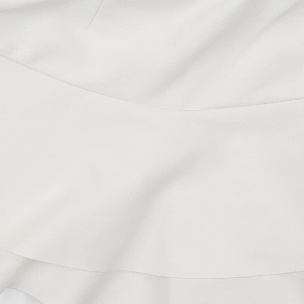 New Look Girls White  Polyester Skater Skort Size 10-11 Years  Regular