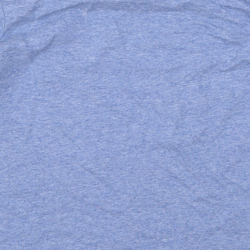 Primark Boys Blue  Cotton Basic T-Shirt Size 7-8 Years Crew Neck Pullover - Little Dude