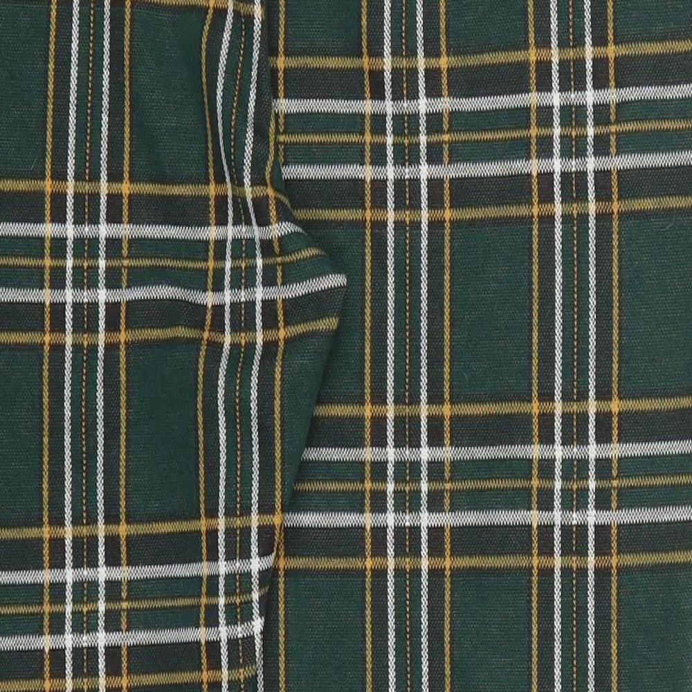 TU Womens Green Check Polyester Carrot Leggings Size 18 L27 in