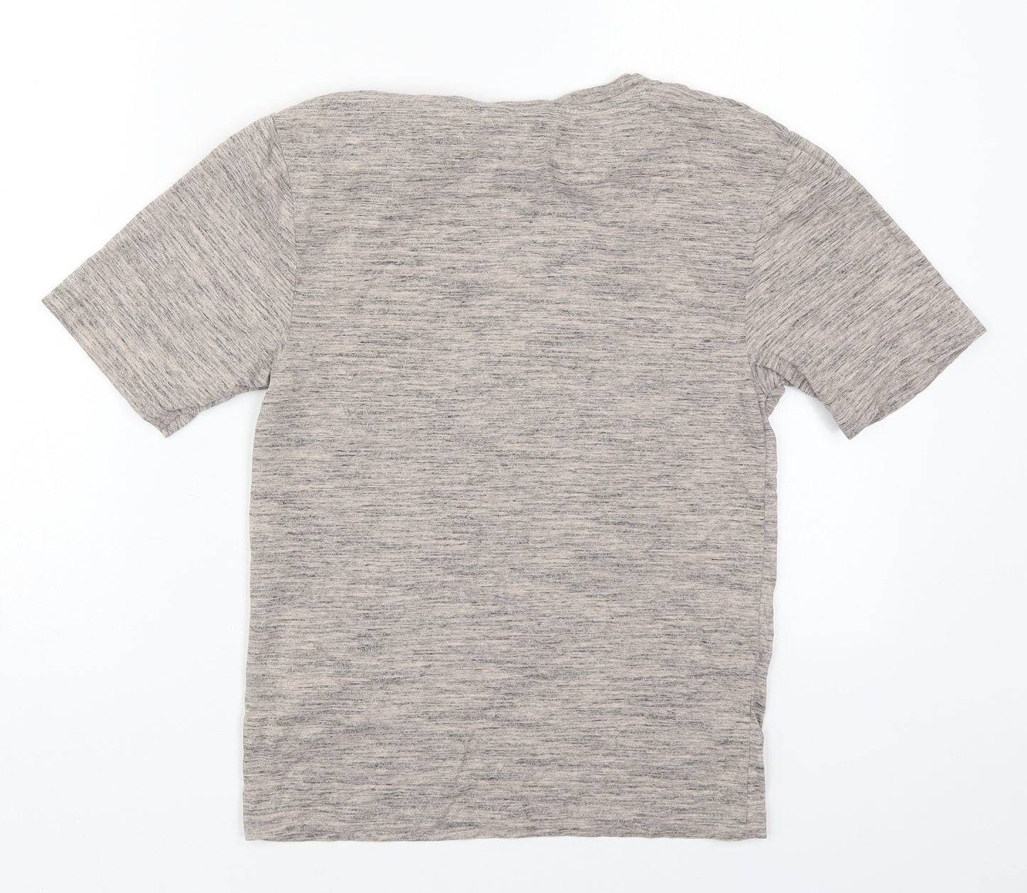 George Boys Brown  Cotton Basic T-Shirt Size 8-9 Years Crew Neck Pullover