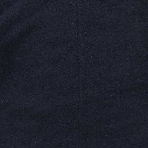 Topshop Womens Blue Crew Neck  Acrylic Pullover Jumper Size 8