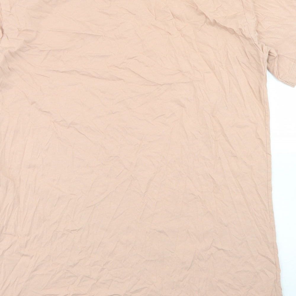 Primark Womens Pink  Cotton Basic T-Shirt Size M Crew Neck