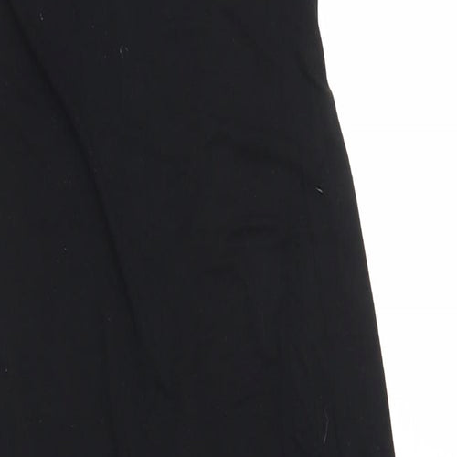 Boohoo Womens Black  Polyester Bodycon  Size 10  Round Neck