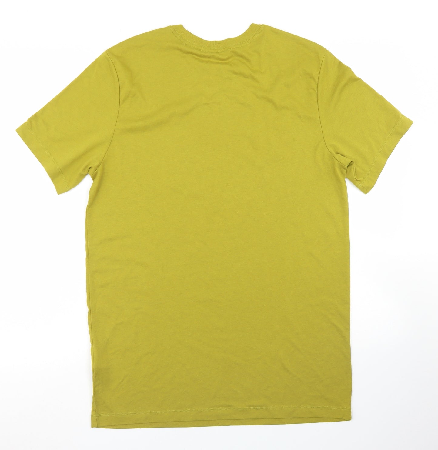 Nike Mens Green  Polyester  T-Shirt Size M Crew Neck