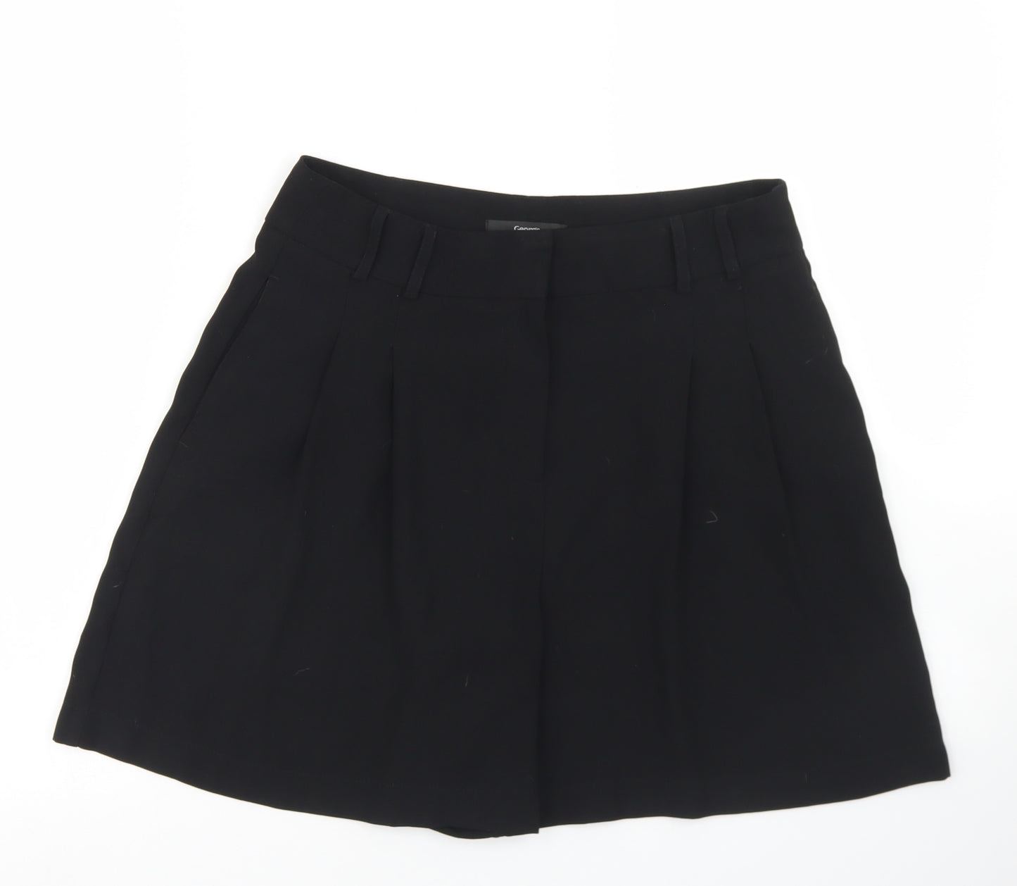 George Womens Black  Polyester Mom Shorts Size 10 L5 in Regular