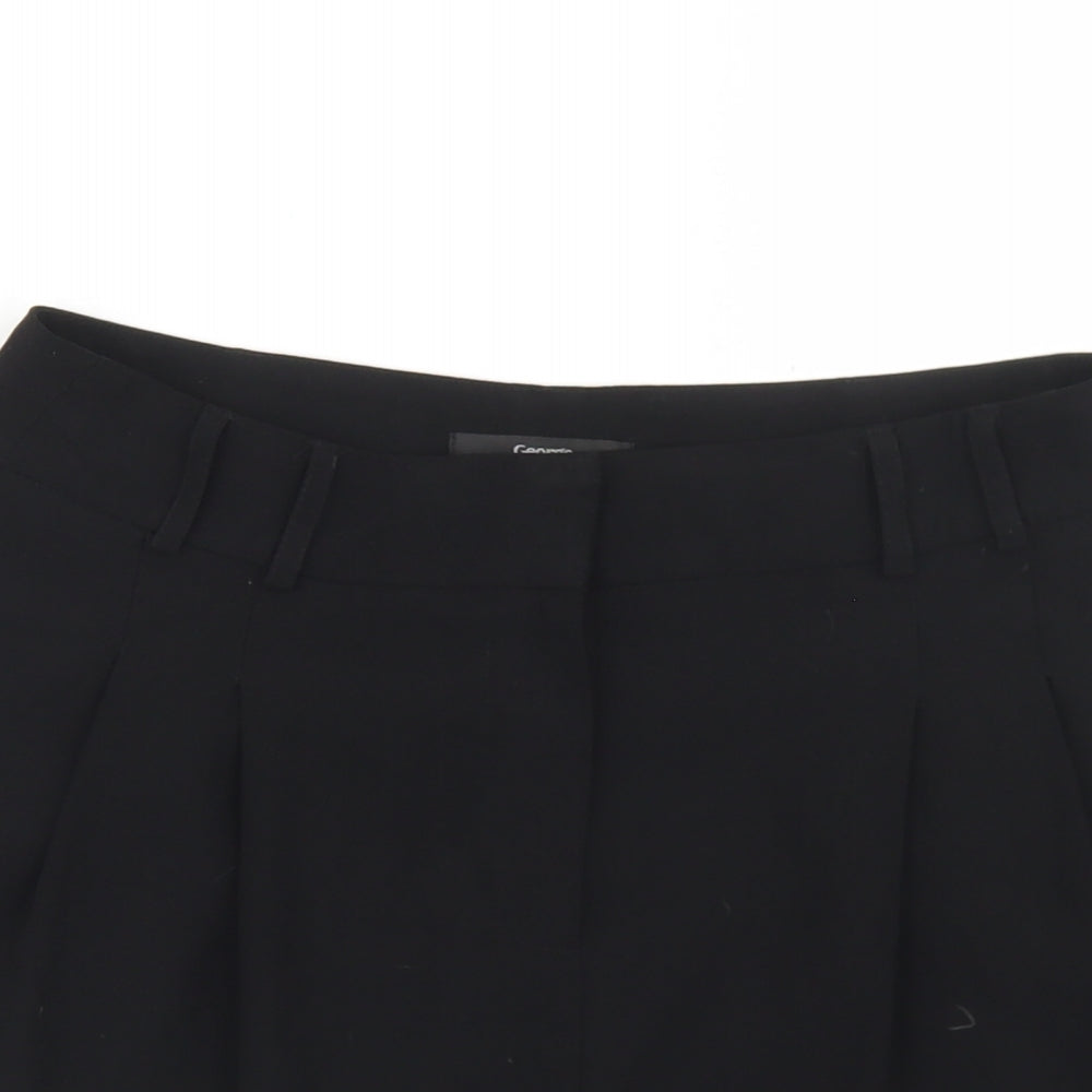 George Womens Black  Polyester Mom Shorts Size 10 L5 in Regular