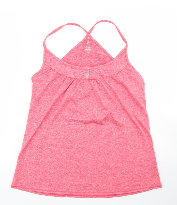 Studiotwo Womens Pink Polyester Camisole T-Shirt Size 10 Round Neck