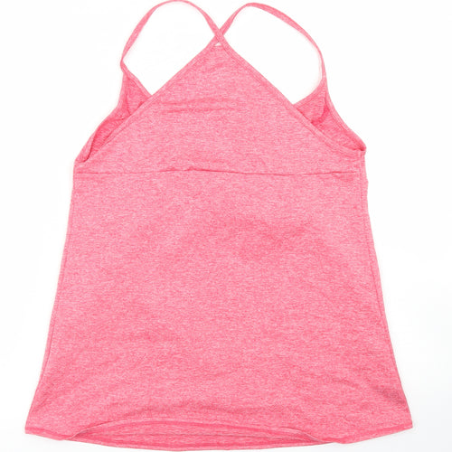 Studiotwo Womens Pink  Polyester Camisole T-Shirt Size 10 Round Neck