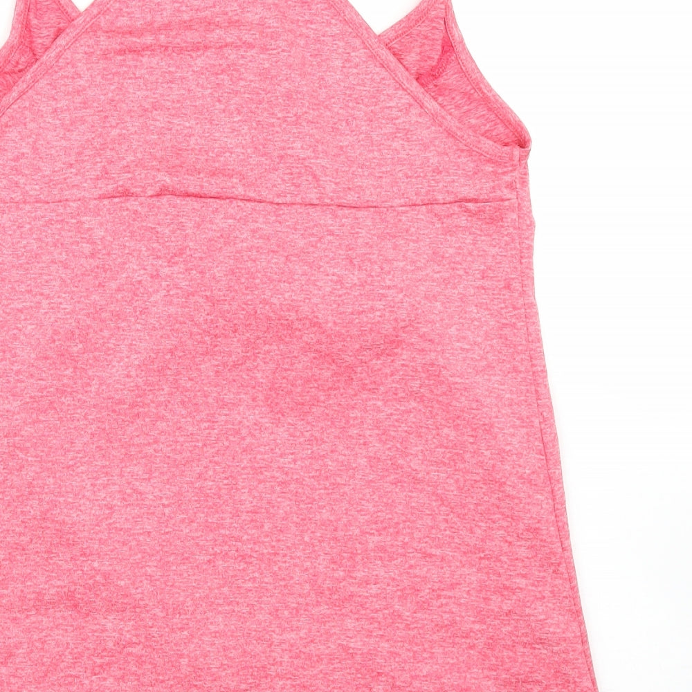 Studiotwo Womens Pink  Polyester Camisole T-Shirt Size 10 Round Neck