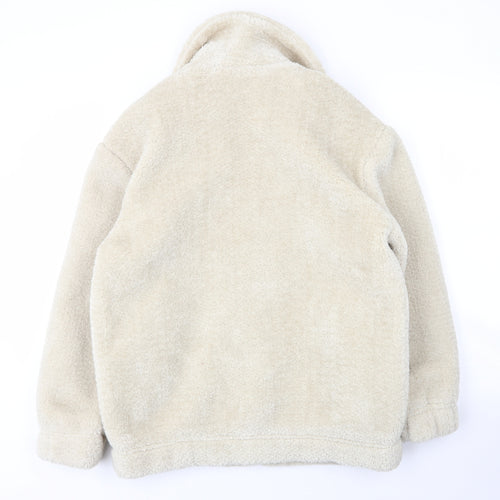 Vera Moda Womens Beige   Overcoat Coatigan Size S  Zip
